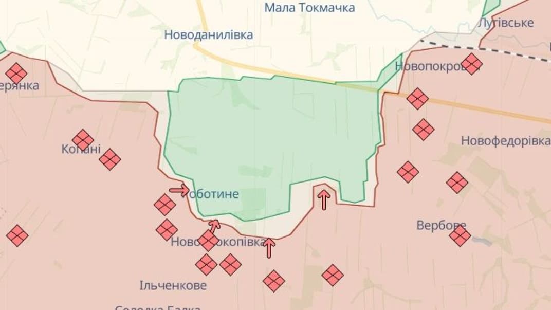 Карта DeepState по состоянию на 7 марта 2024 года