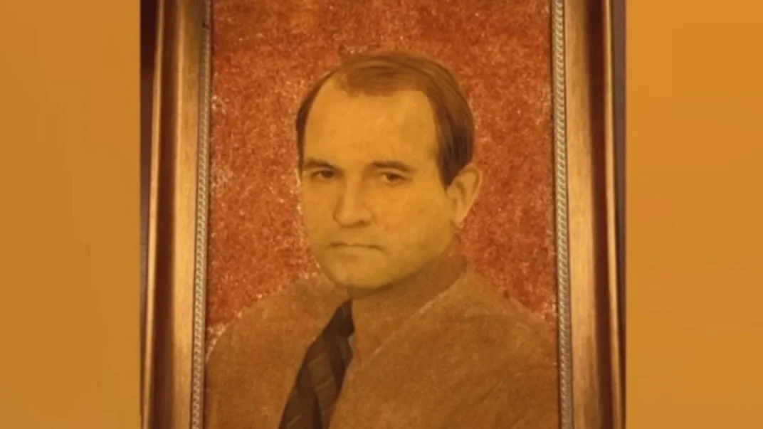 Один із портретів Віктора Медведчука