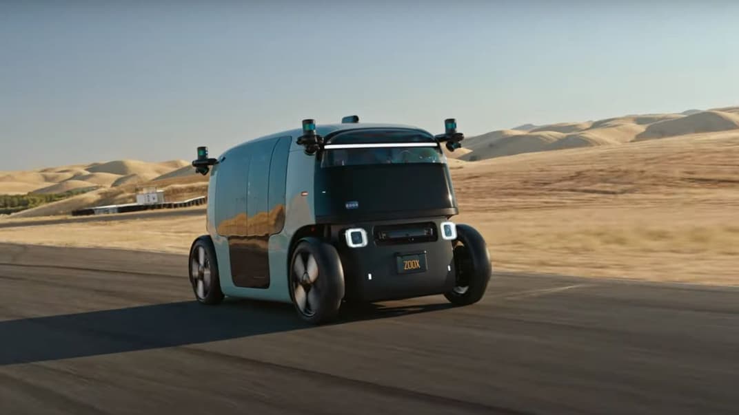 Беспилотное такси Zoox от компании Amazon