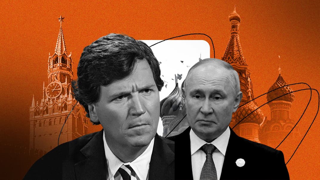 Такер Карлсон та володимир путін