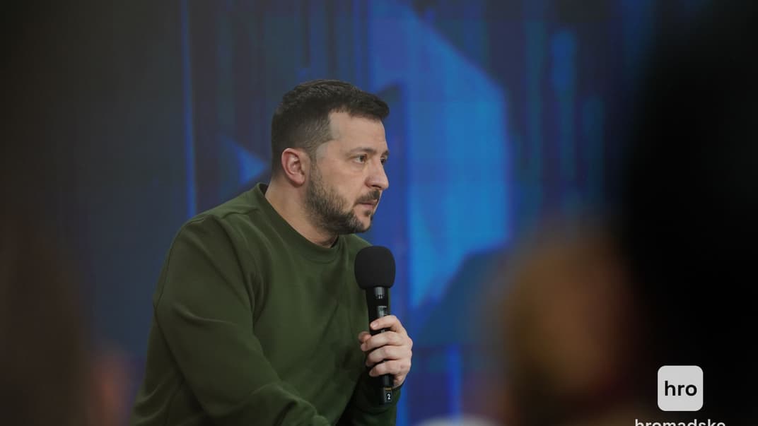 Владимир Зеленский во время пресс-конференции 25 февраля 2024 года во время пресс-конференции
