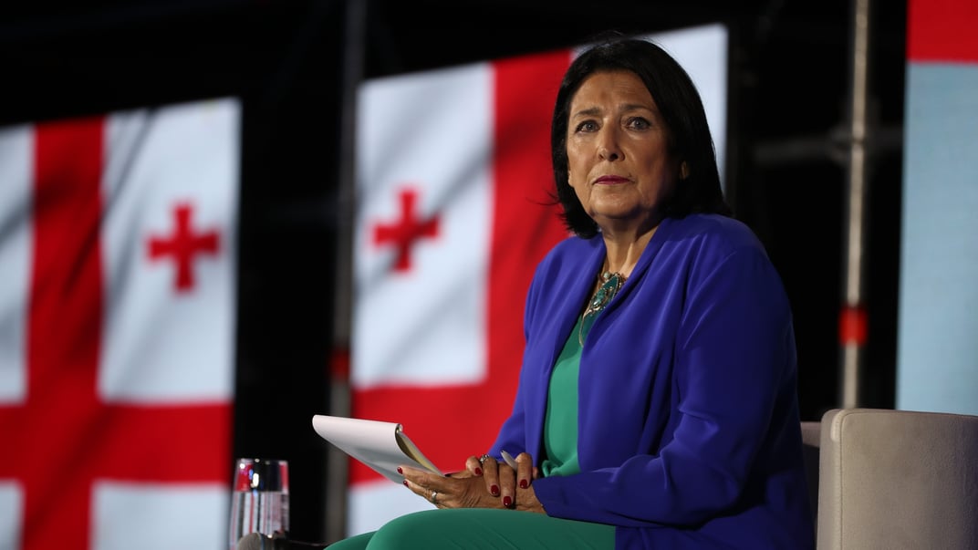 Президентка Грузії Саломе Зурабішвілі Президентка Грузії Саломе Зурабішвілі