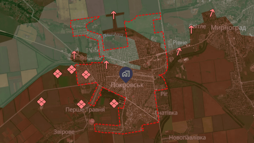 Ситуация вокруг Покровска по состоянию на 18 января 2026 года