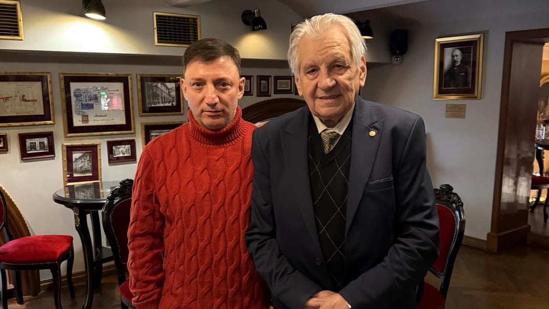 «Доктор Пи» Андрей Слюсарчук (слева) со своим адвокатом Ярославом Зейканом