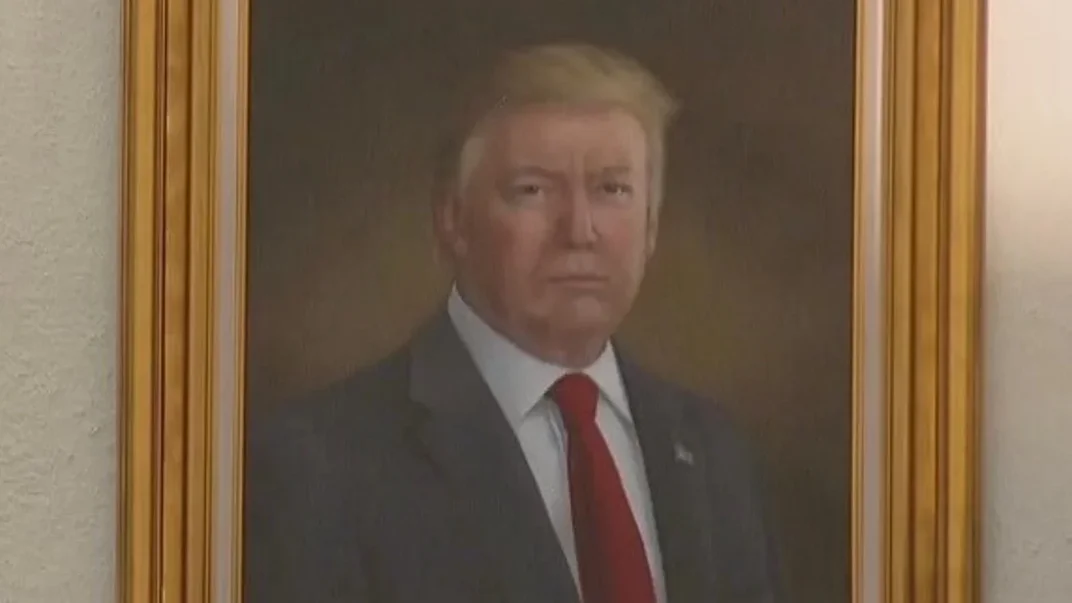 Портрет Дональда Трампа в Капітолії Колорадо