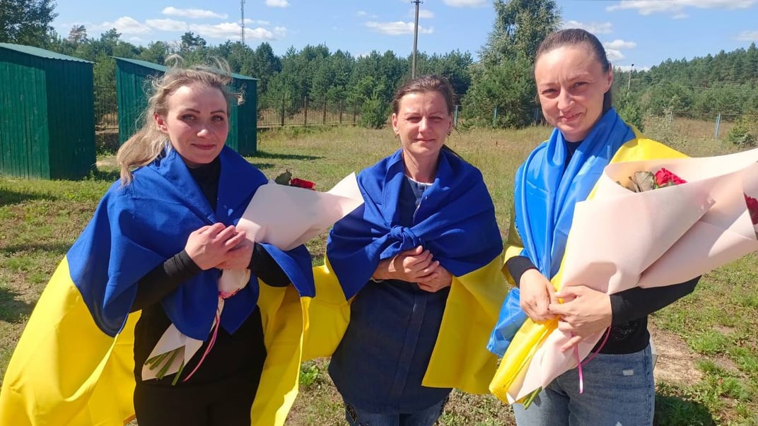 Звільнені з російського полону українки