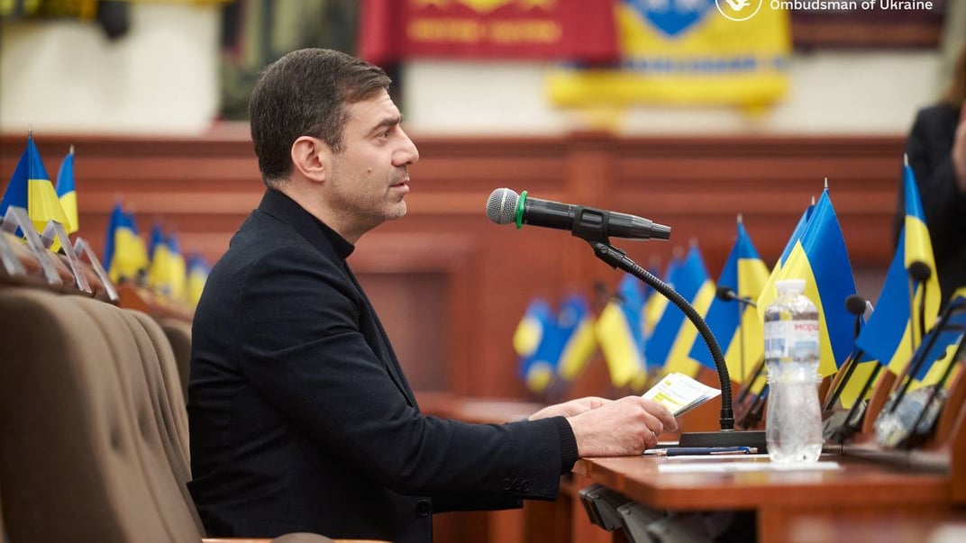 Омбудсмен Дмитро Лубінець під час засідання Тимчасової слідчої комісії