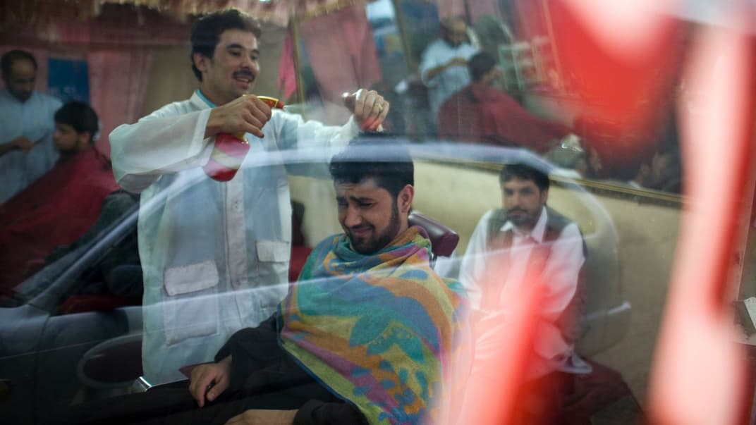 Парикмахерская в Кабуле, 7 августа 2010 года