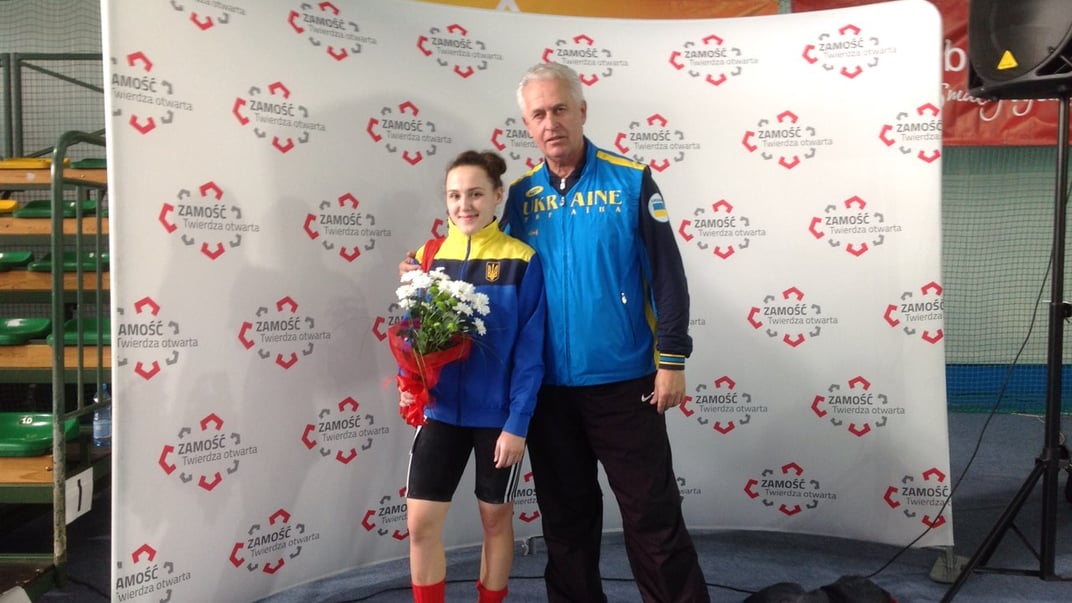 Олег Поляков разом із вихованкою