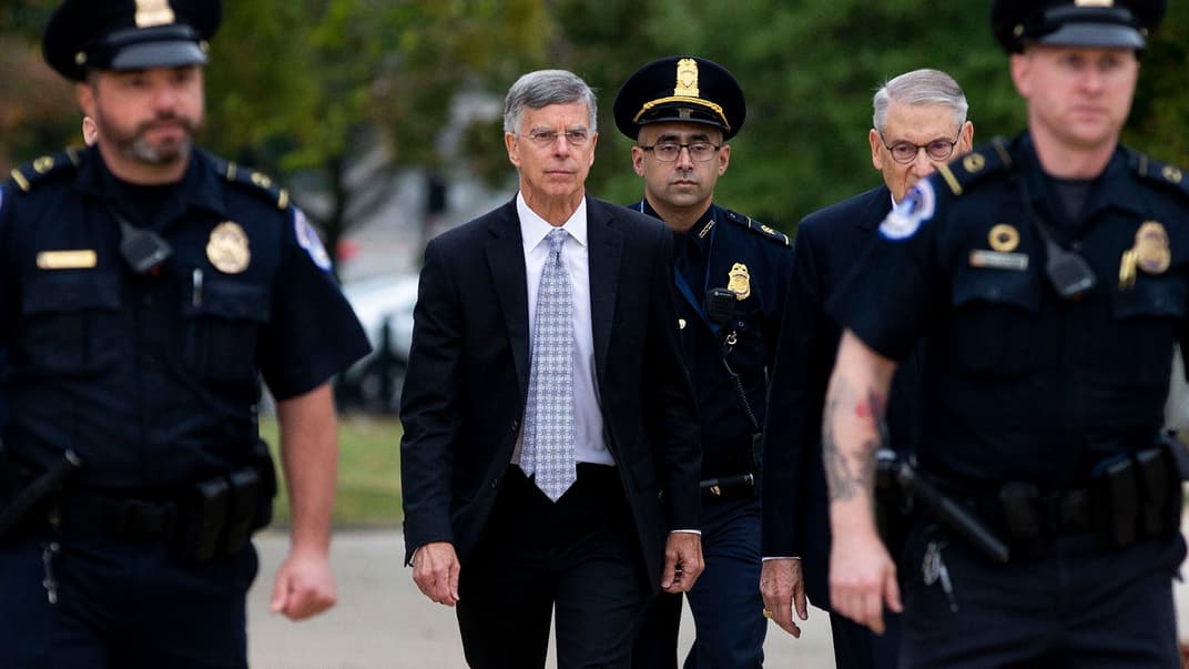 Временный поверенный в делах США в Украине Уильям Тейлор дал показания в следственном комитете Палаты представителей Конгресса, Вашингтон, США, 22 октября 2019 года