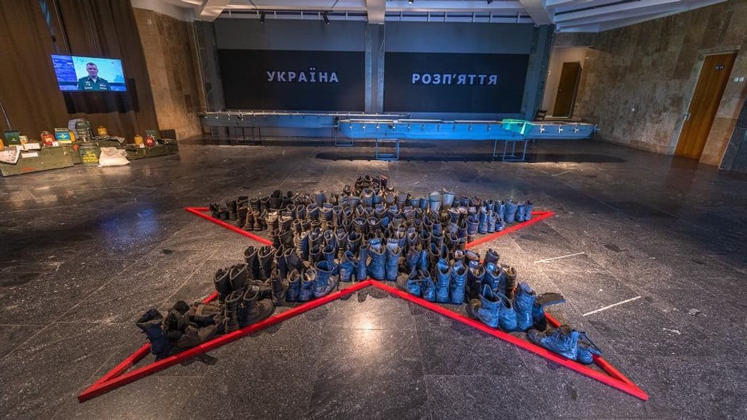 В Киеве открыли первую выставку о новом этапе российско-украинской войны