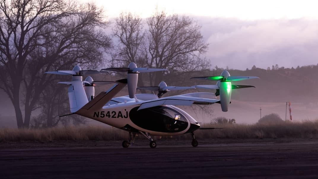Електричне аеротаксі із системою вертикального злету й посадки Joby