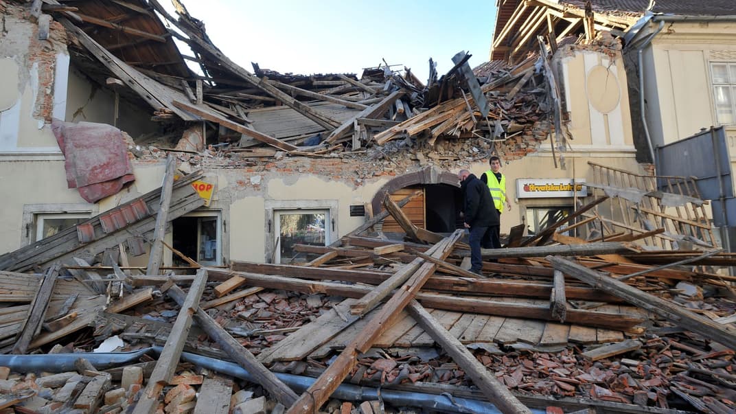 Последствия землетрясения в Хорватии, 29 декабря 202 года