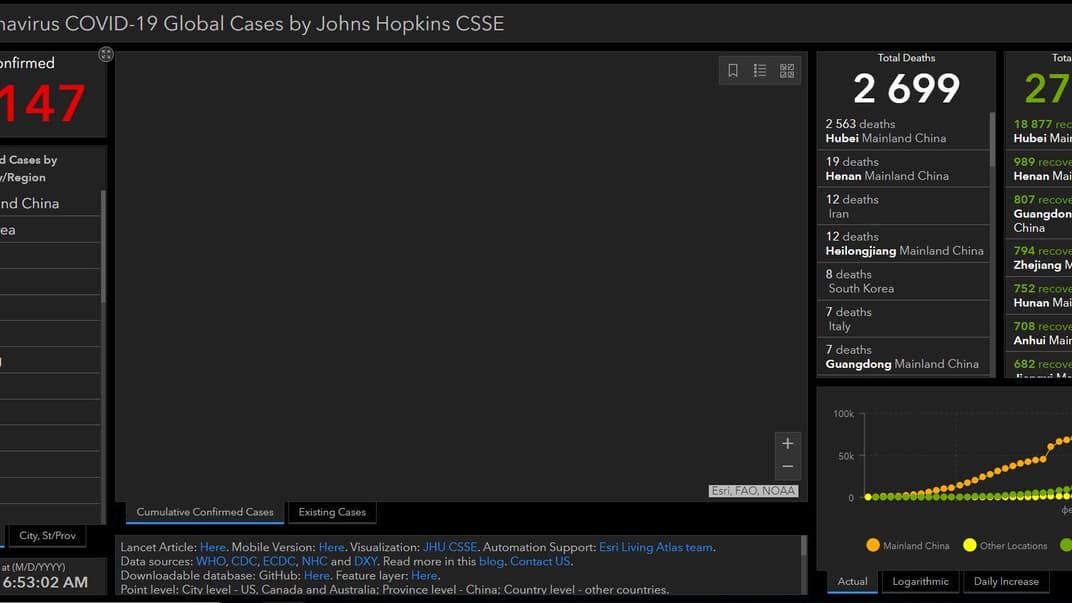 Число инфицированных коронавирусом в мире перевалили за 80 тысяч, более 27 тысяч выздоровели