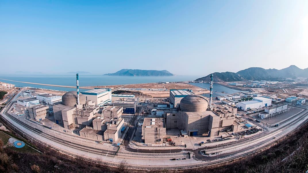 Атомная электростанция Тайшань в китайской провинции Гуандун. Фото 2019 года