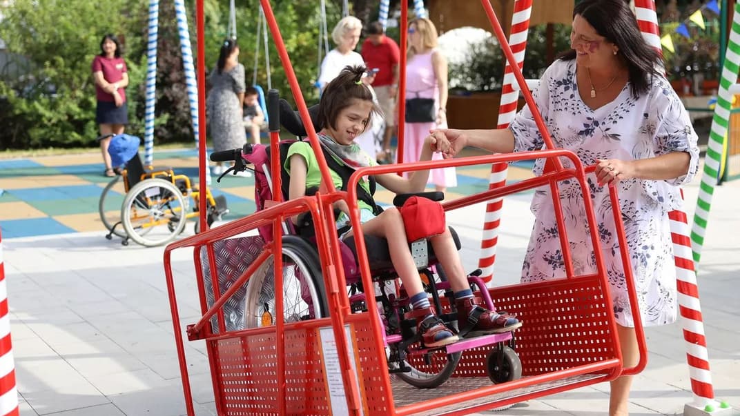 Иллюстративное фото: парк развлечений для детей с инвалидностью во Львове