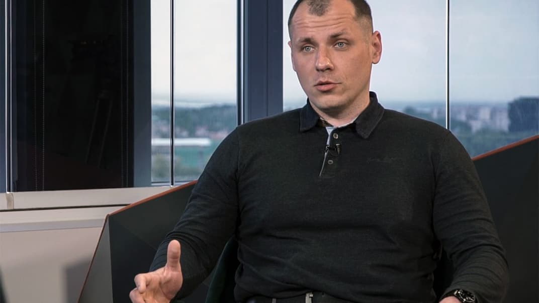 Первый заместитель председателя Всеукраинской ассоциации громад Иван Фурсенко во время интервью hromadske, Киев, 27 мая 2020