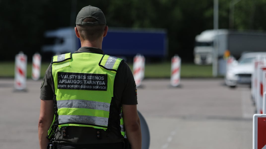 Працівник Державної прикордонної служби Естонії Ілюстративне фото. Працівник Державної прикордонної служби Естонії