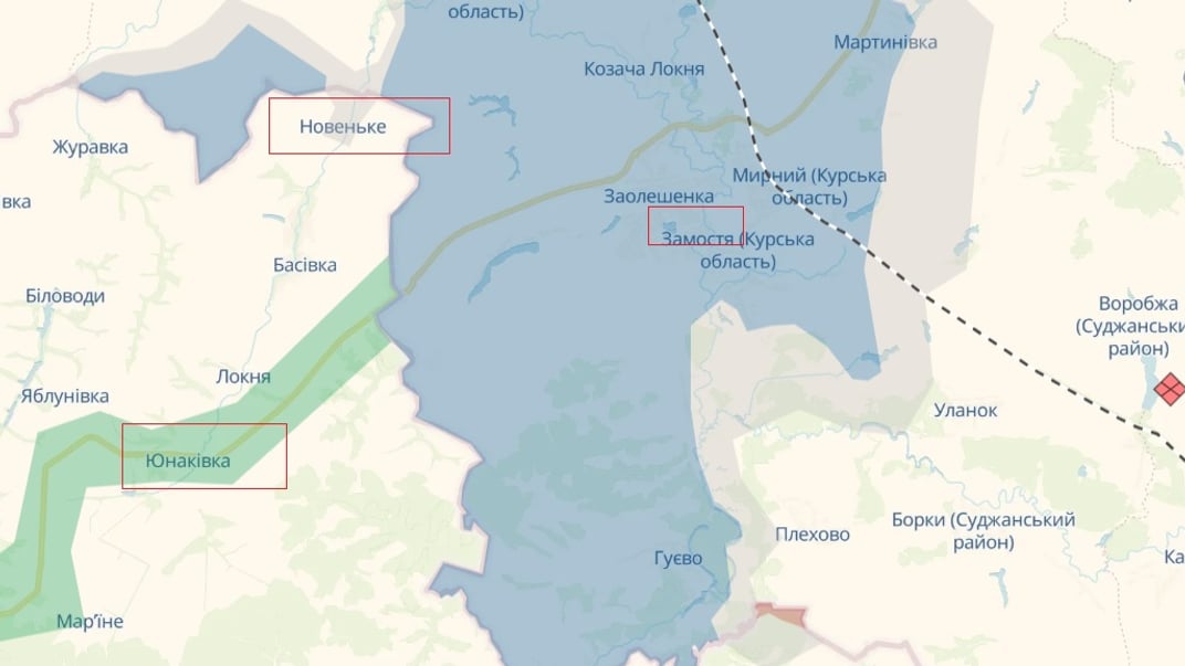 Карта Deepstate по состоянию на 28 февраля 2025 года