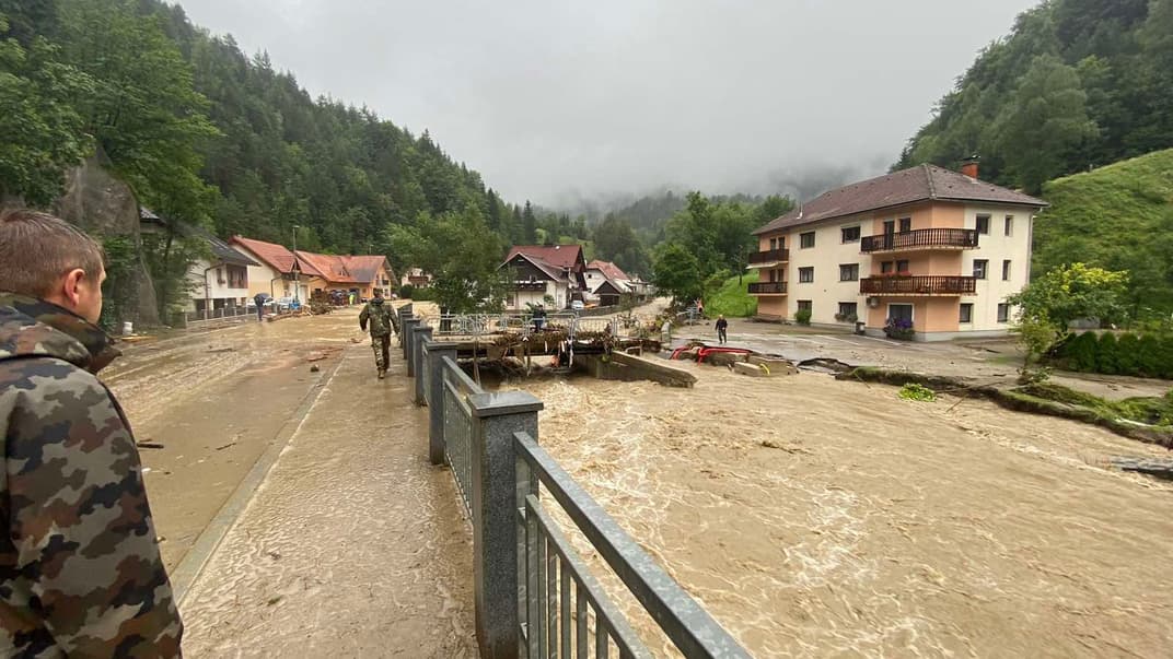 Повені у Словенії