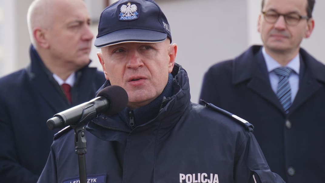 Ілюстративне фото. Генеральний інспектор поліції Польщі Ярослав Шимчик, 2019 рік