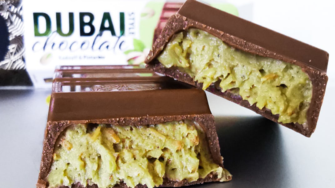 Дубайський шоколад із фісташковою начинкою