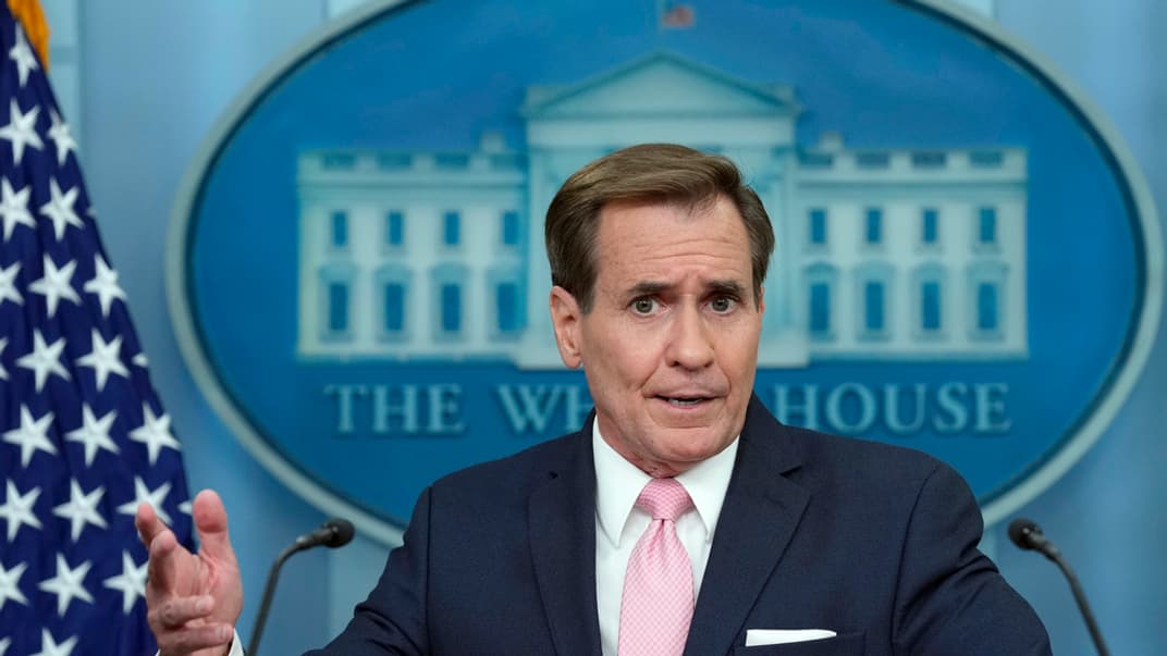 Джон Кірбі на брифінгу в Білому дому 8 липня 2024 року