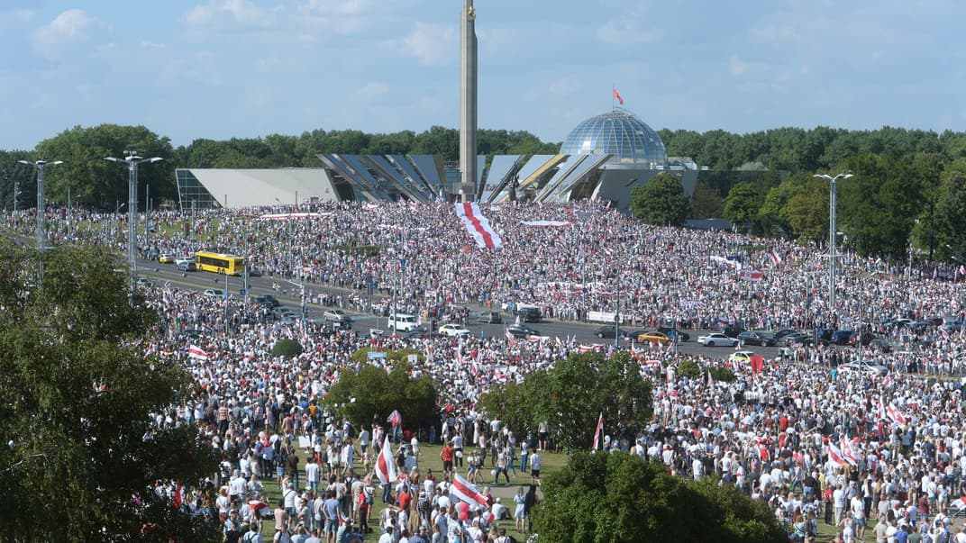 Марш свободу у Мінську, 16 серпня 2020 рік