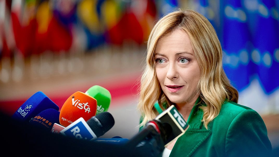 Джорджа Мелоні Італійська премʼєр-міністерка Джорджа Мелоні