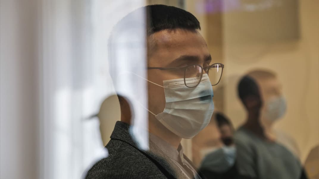 Сергей Стерненко в зале Приморского районного суда Одессы, 5 марта 2021 года