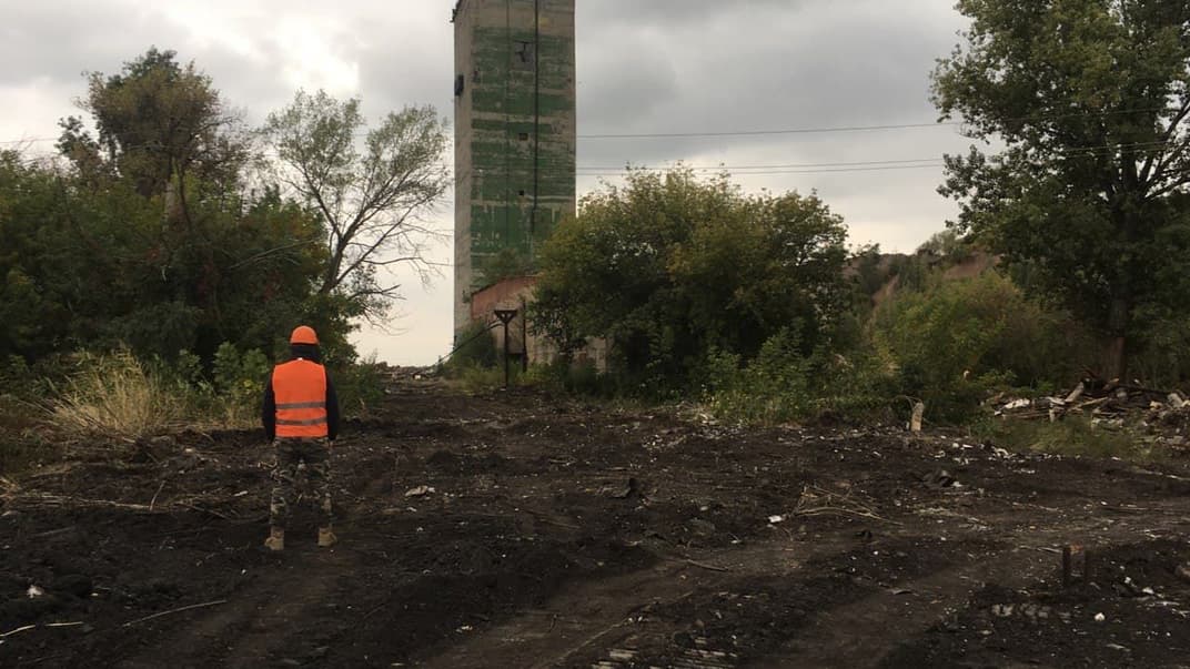 Ныне бездействующая шахта «Северная», Торецк, Донецкая область