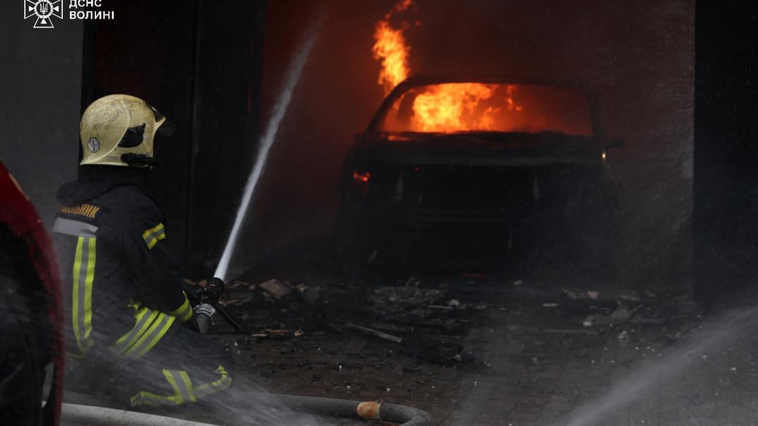 Последствия атаки на Луцк 9 июля