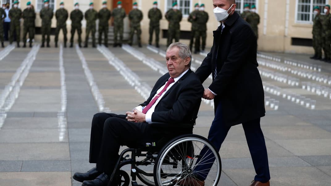 Президент Чехии Милош Земан. Март 2021 года (иллюстративное фото)