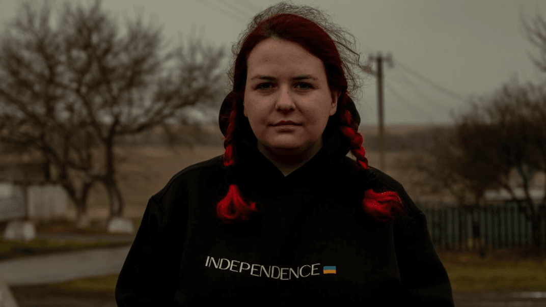 Военнослужащая Екатерина (Пташка) Полищук