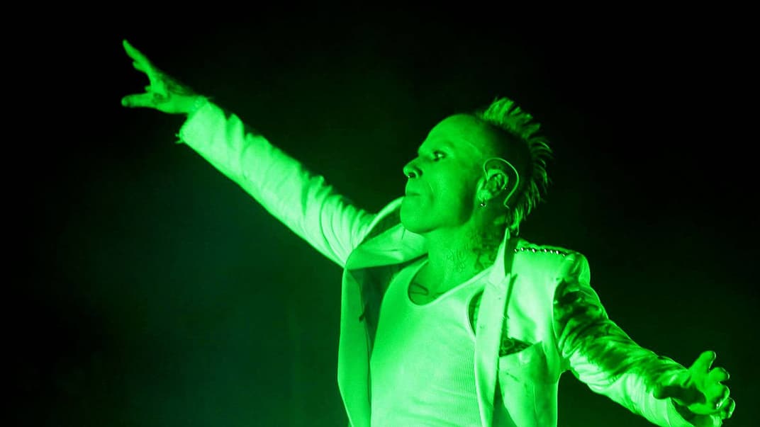 Соліст гурту The Prodigy Кіт Флінт під час виступу на міжнародному фестивалі в Бенікассіме, Іспанія, 17 липня 2010 року