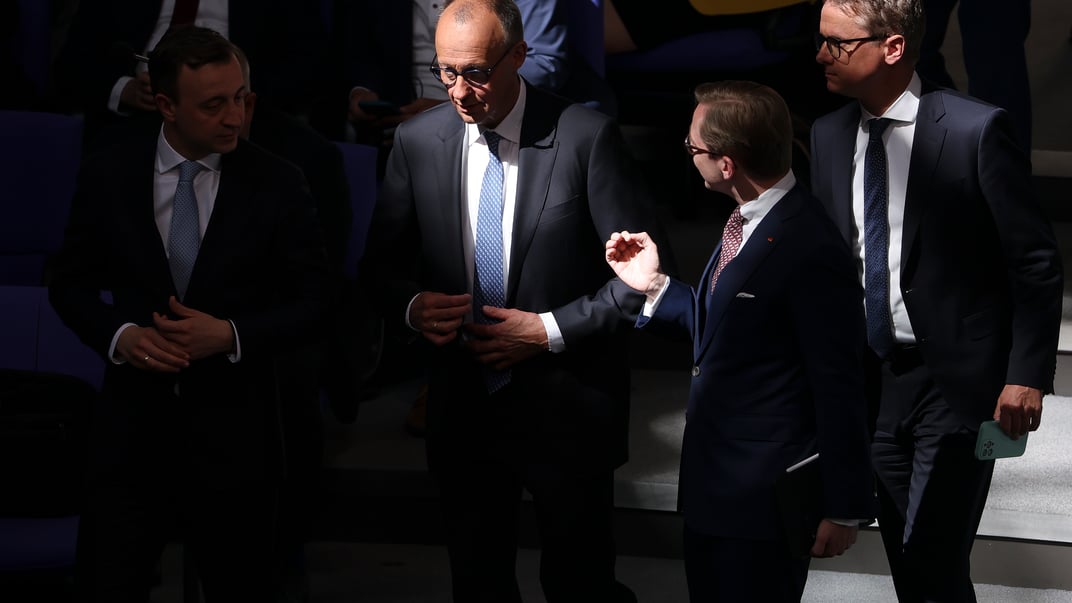 Фрідріх Мерц у Бундестазі, 6 травня 2025 року