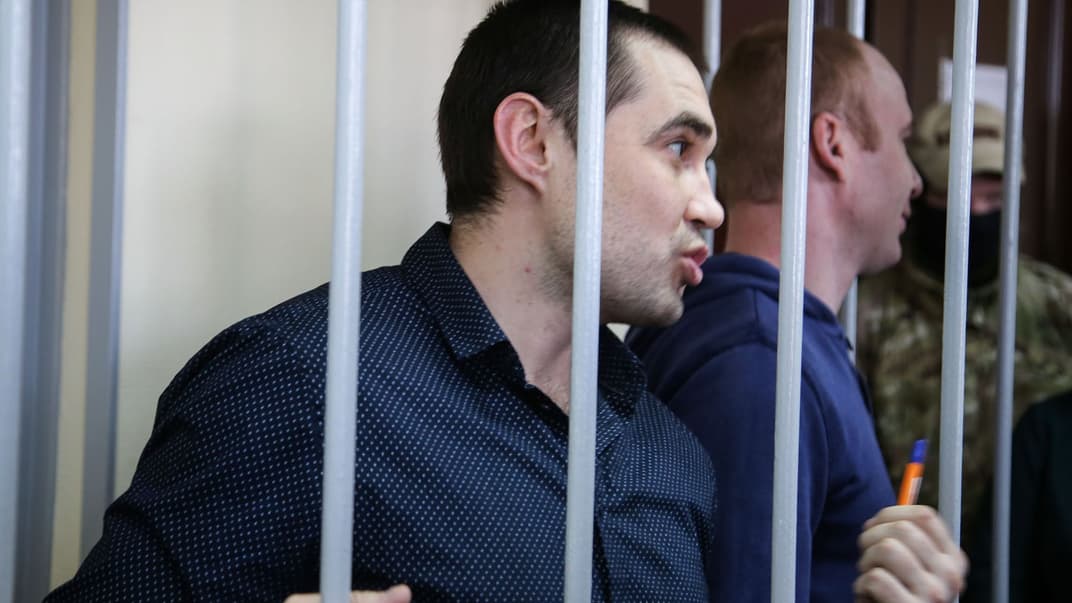 Полонений український моряк з буксира «Яни Капу» Віктор Беспальченко у Лефортівському суді Москви, Росія, 17 квітня 2019 року