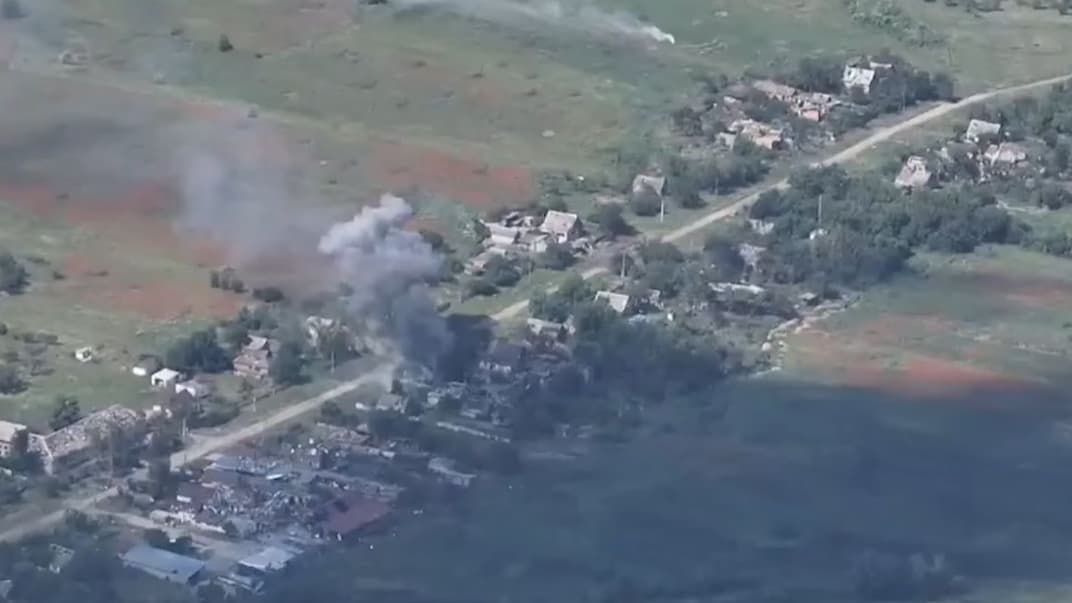 Відео боїв за звільнення населеного пункту П'ятихатки Запорізької області