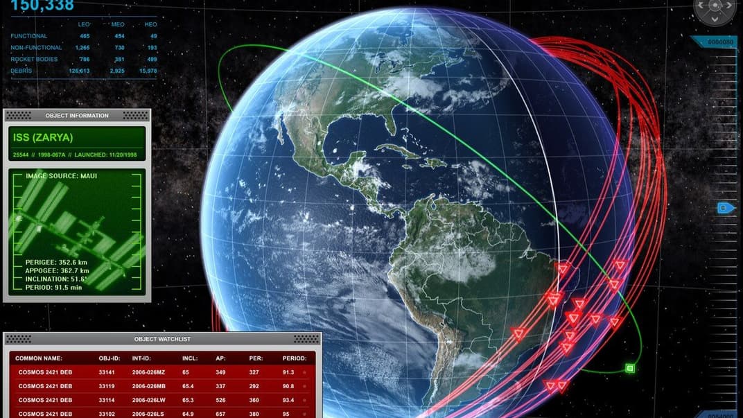 Приклад роботи Space Fence