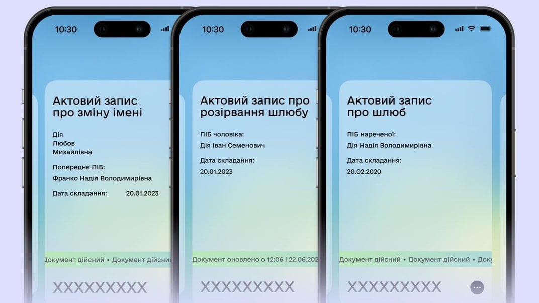 В «Дії» появились новые документы
