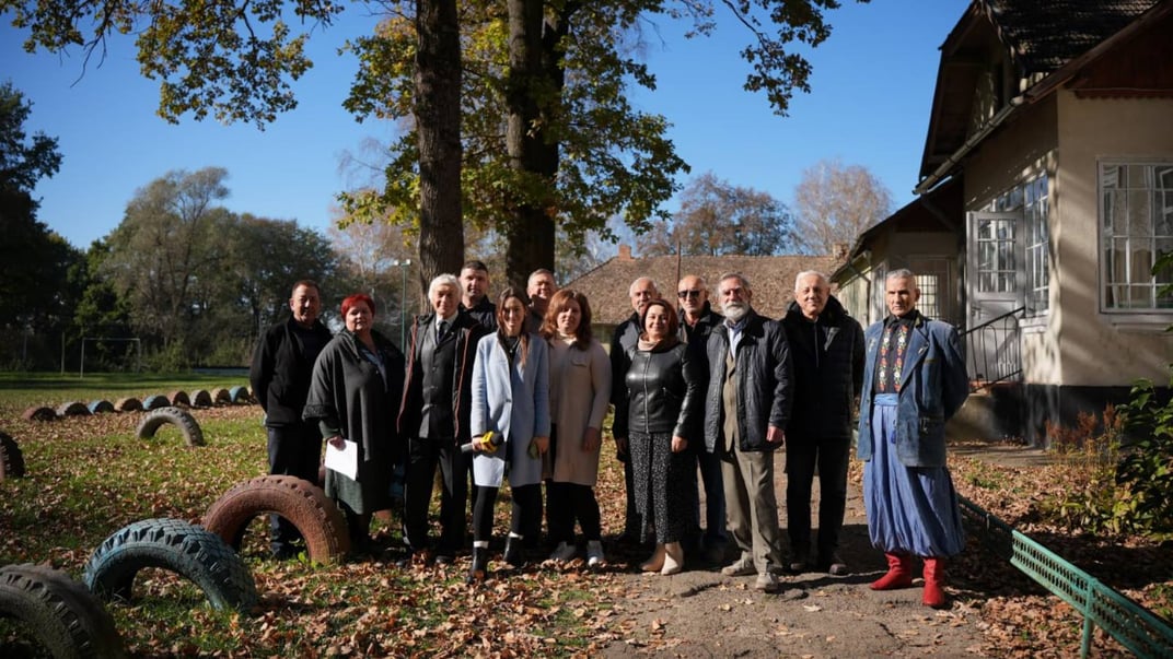 Участники выездного заседания координационного совета по поиску праха гетмана Ивана Выговского в селе Руда