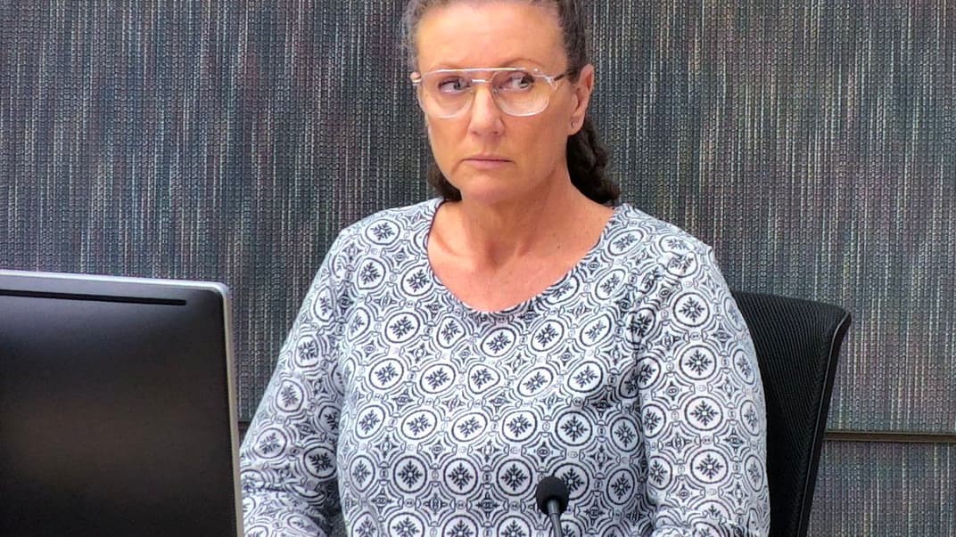 Кетлін Фольбіґ під час розгляду апеляції у своїй справі. 2019 рік