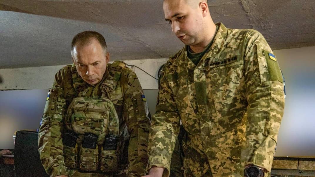 Александр Сырский работает на фронте