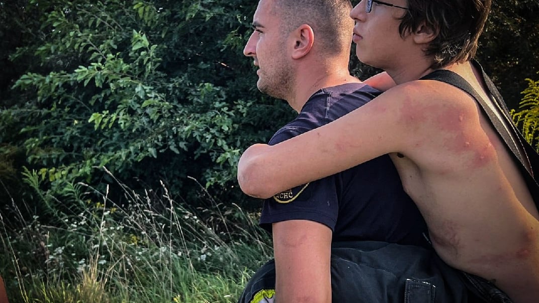 В Киевской области 12-летний мальчик застрял в болоте