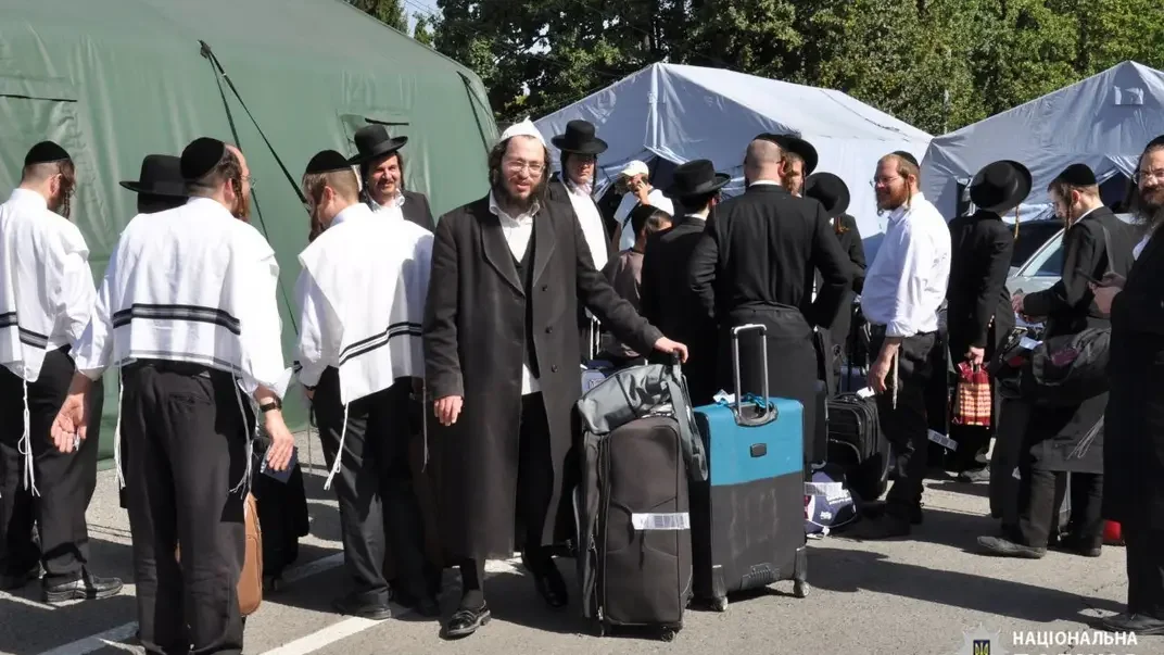 Прибытие хасидов в Умань, 2023 год