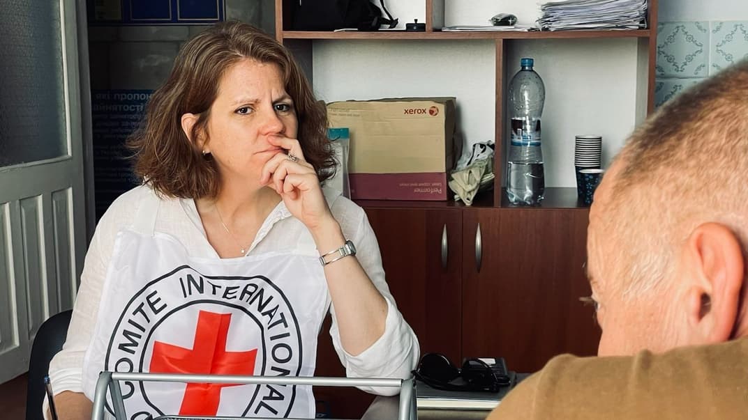 Региональный директор МККК в Европе и Центральной Азии Ариан Бауэр прибыла в Украину, 27 июня 2023 года