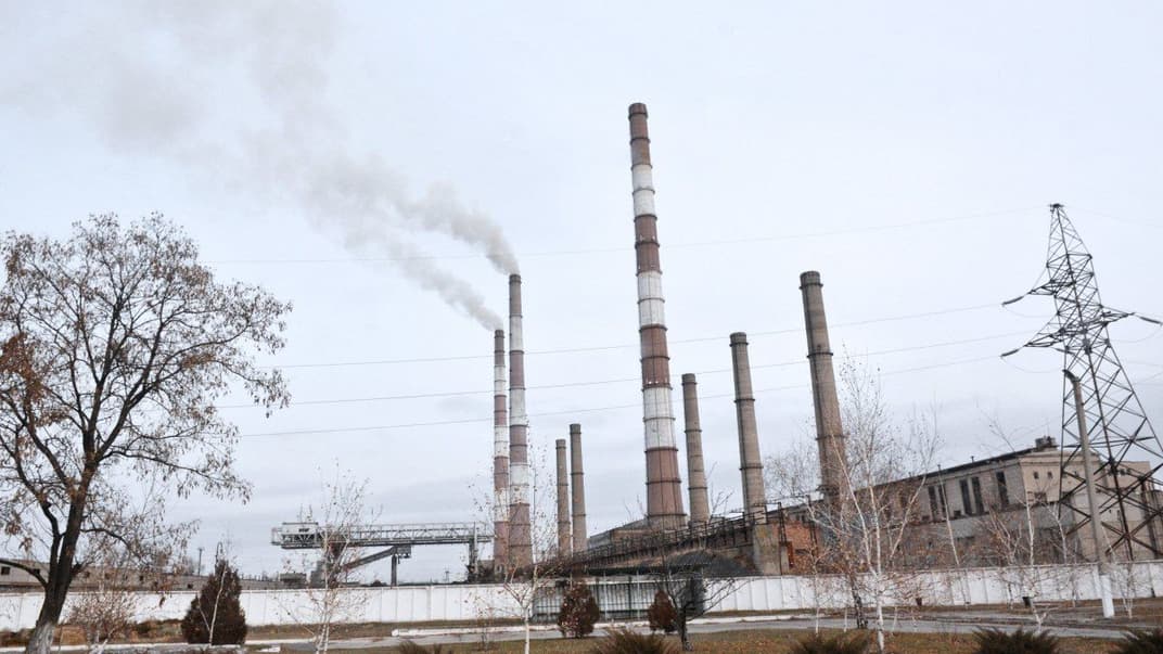 Луганська теплоелектростанція у Щасті, Луганська область, 19 листопада 2014 року