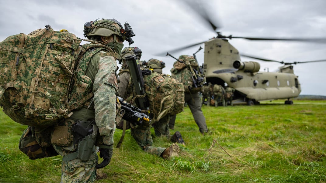 Військові під час навчань НАТО Falcon Autumn Ілюстративне фото. Військові під час навчань НАТО Falcon Autumn