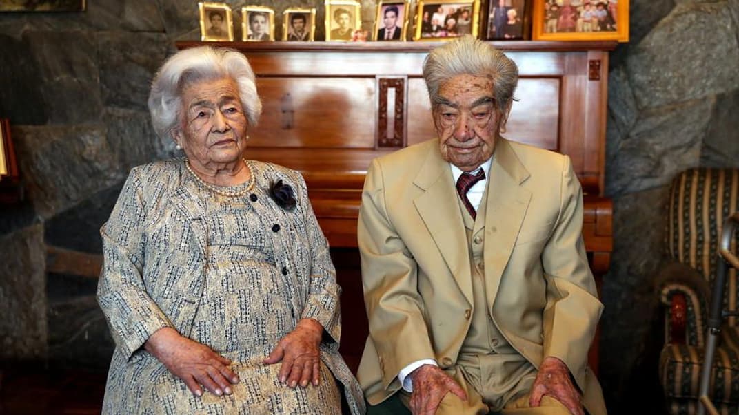 104-річна Вальдраміна Кінтерос і 110-річний Хуліо Мора стали найстаршою одруженою парою, Еквадор, 26 серпня 2020
