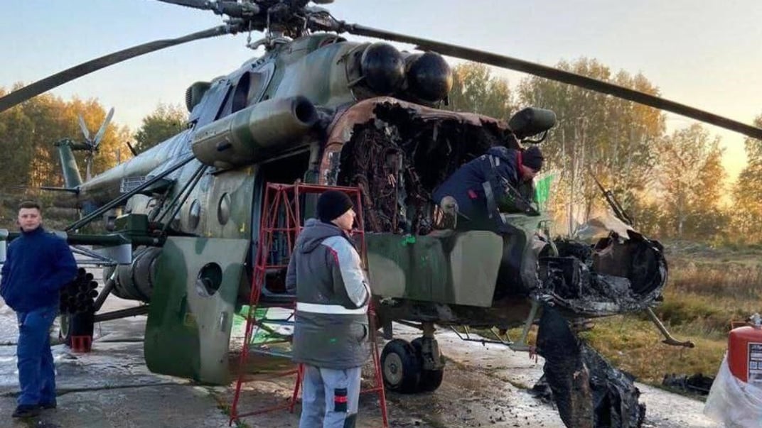 У російському Омську школярі спалили гелікоптер нібито за завданням українців — росЗМІ